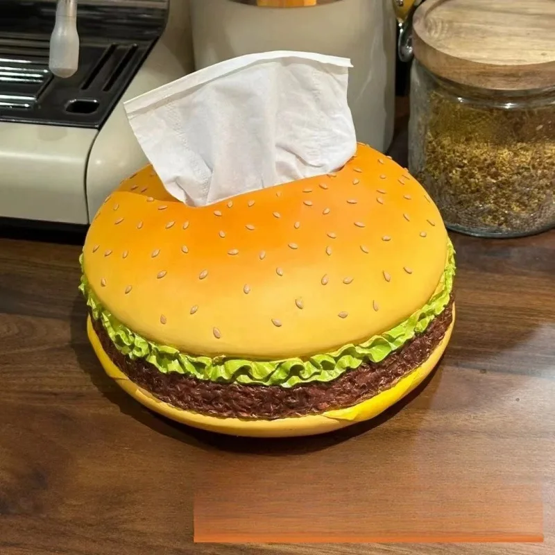 Hamburger Tissue Box