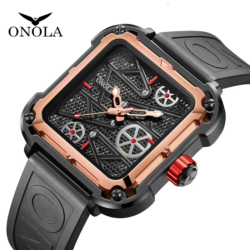 Onola 3831 Mens Automatic Watch - Phosphorescent Dials