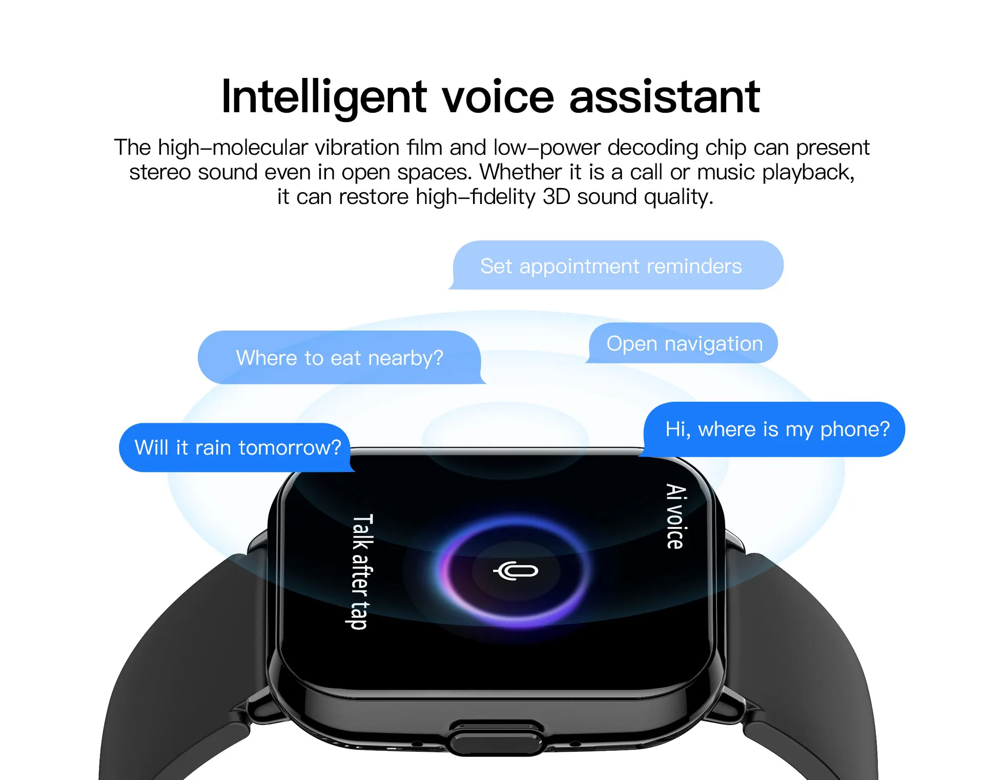 Z169 Men Smartwatch 1.83'' Square 10M Waterproof BT Call Heart Rate Sleep Monitoring Voice Assistant Women Smart Watch 2025