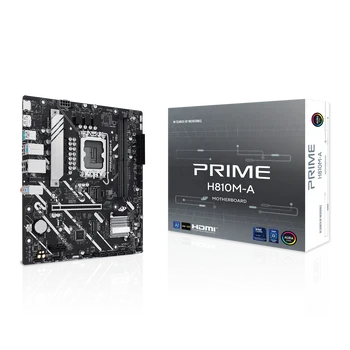 2025 New Released AS-US PRIME H810M-A DDR5 6400MT/s PCIe4.0 USB 10Gbps Support WIFI6 LGA1851 CPU Ultra 265K 245K 285K