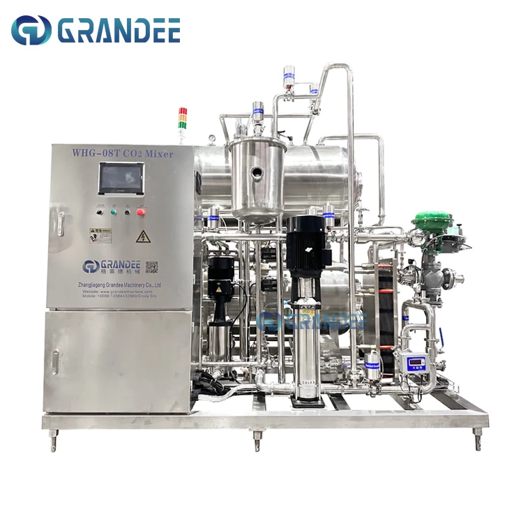 Automatic Co2 Carbonated Soft Beverage Drinks Soda Water Mixing Machine