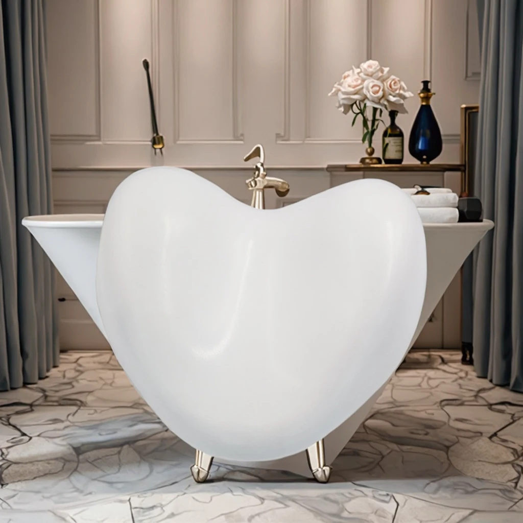 New Design Colorful Love Heart Shape Spa Headrest Pillow