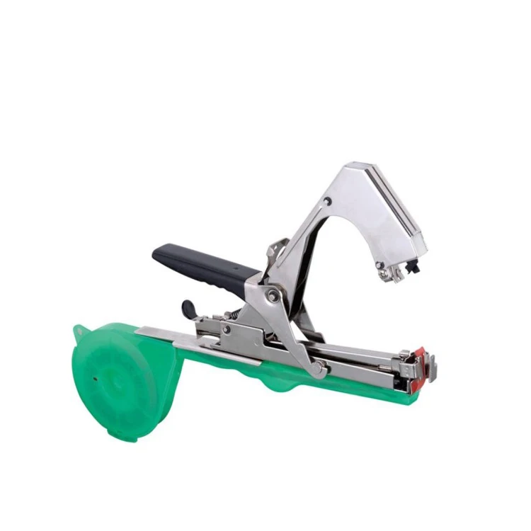 GROWNEER Machine à attacher les plantes, tapener, ruban adhésif pour plantes, outil de jardin avec 16 rouleaux de ruban adhésif et 1 boîte d'agrafes pour raisins, framboises, tomates, légumes de vigne