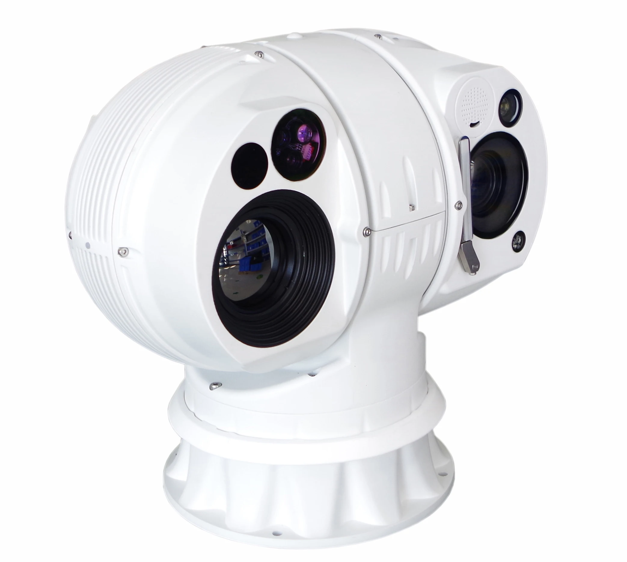 30km Border PTZ Long Range Imaging Infrared Thermal Camera Multi Sensor ...
