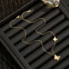 Collana con farfalla-Oro