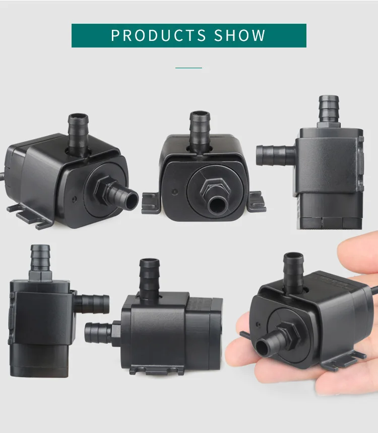 ZKSJ 12V DC Variable Speed Submersible Circulation Pump Adjustable Flow for Pool Fountain Koi Pond Aquarium ODM OEM