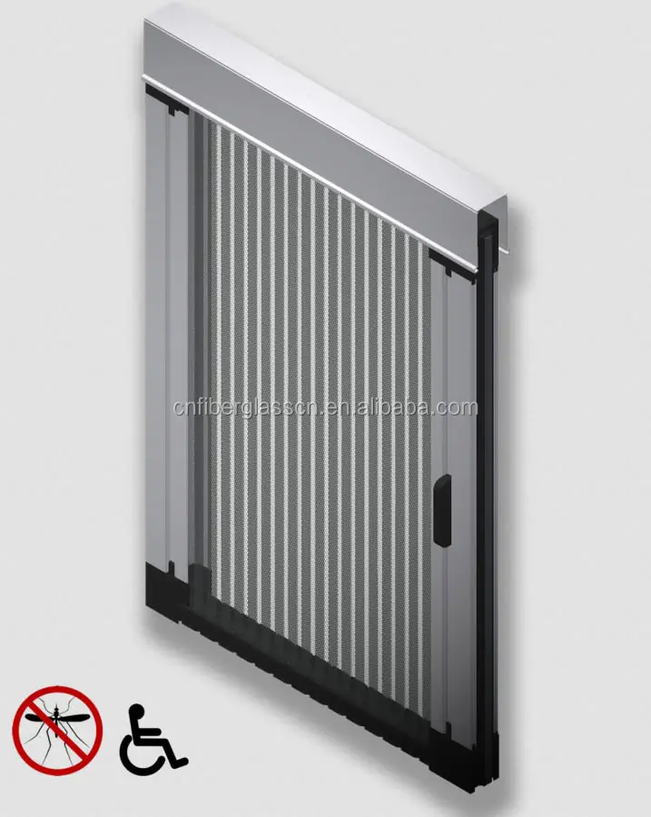 Frame Door Window Anti Mosquito Net for Door Roller High Quality Aluminum Alloy Polyest Customized Insect Fly Mosquito Bug  HJX