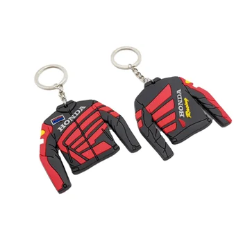Free samples Personalized Custom 3D/2D Soft PVC Rubber Keychain Racing apparel pvc key chain All Type of silicone Key ring
