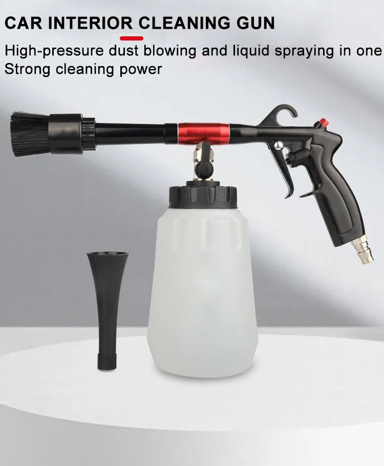 High Pressure Car Wash Tool Kit Tornado Interior Cleaning Gun