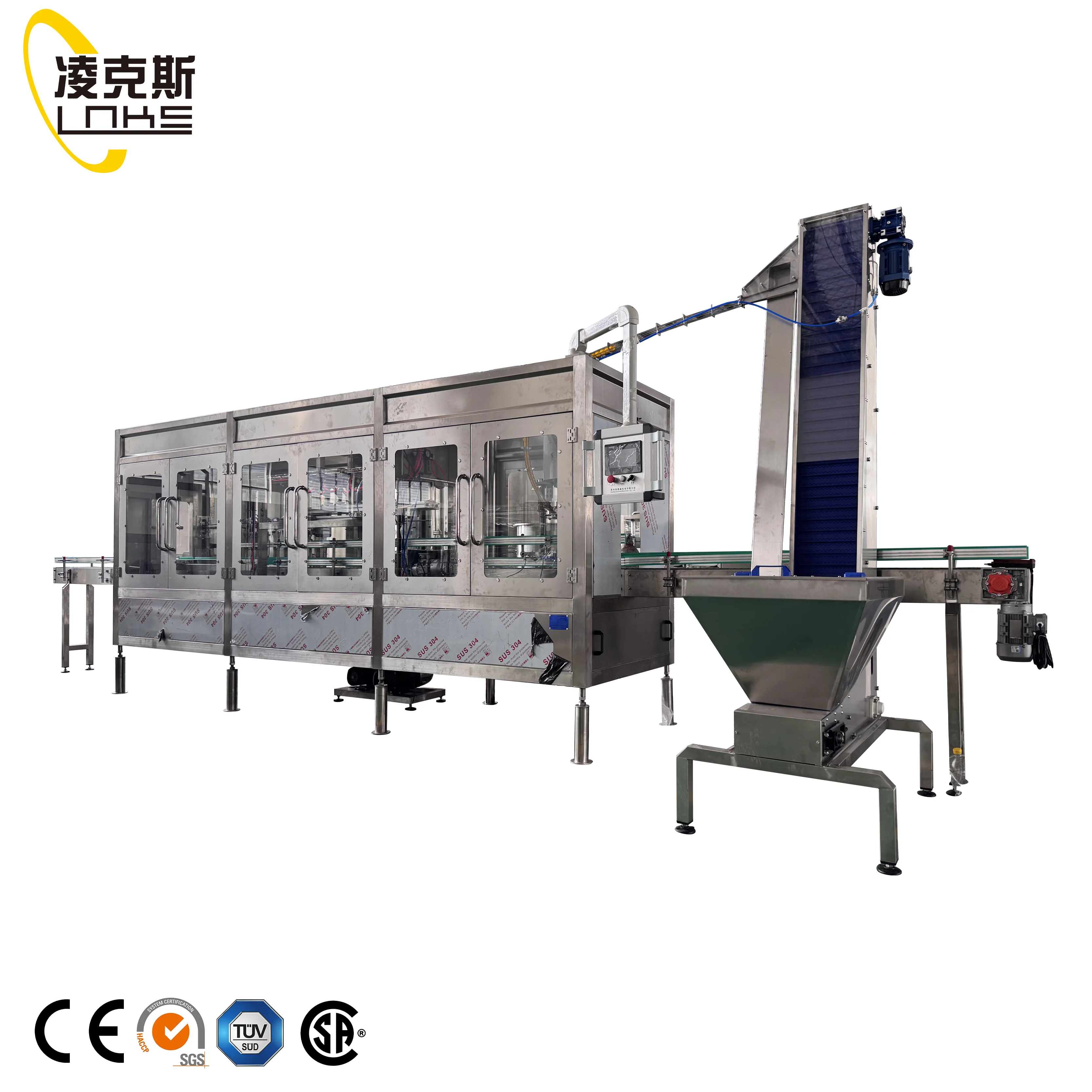 Automatic Plastic Gallon Disposable Bottle Washing Filling Capping 5 10 19 Liters Water Filler Bottler Machine