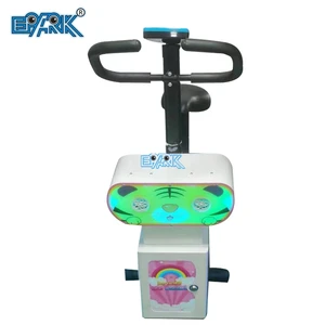 Newest Outdoor Kiddie Rides Coin-Operated Arcade Bike with Bubble Machine 220V Amusement for Summer Activities