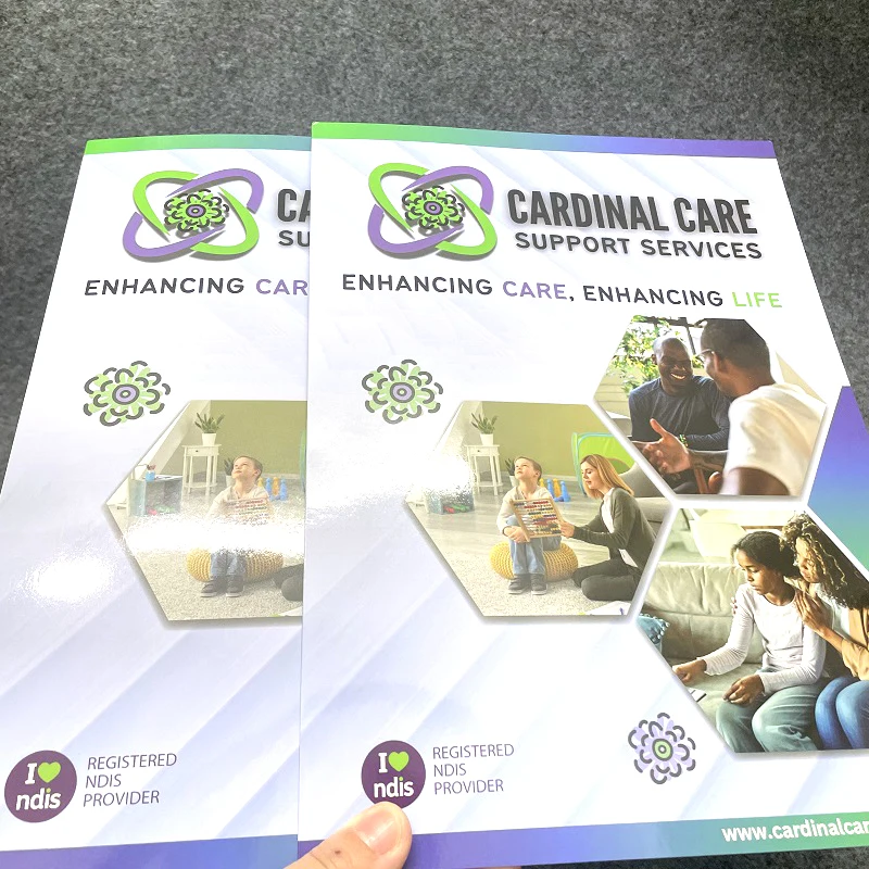 Custom Logo New Design Colorful Offset Printing A4 File Paper Presentation Folder With Pocket