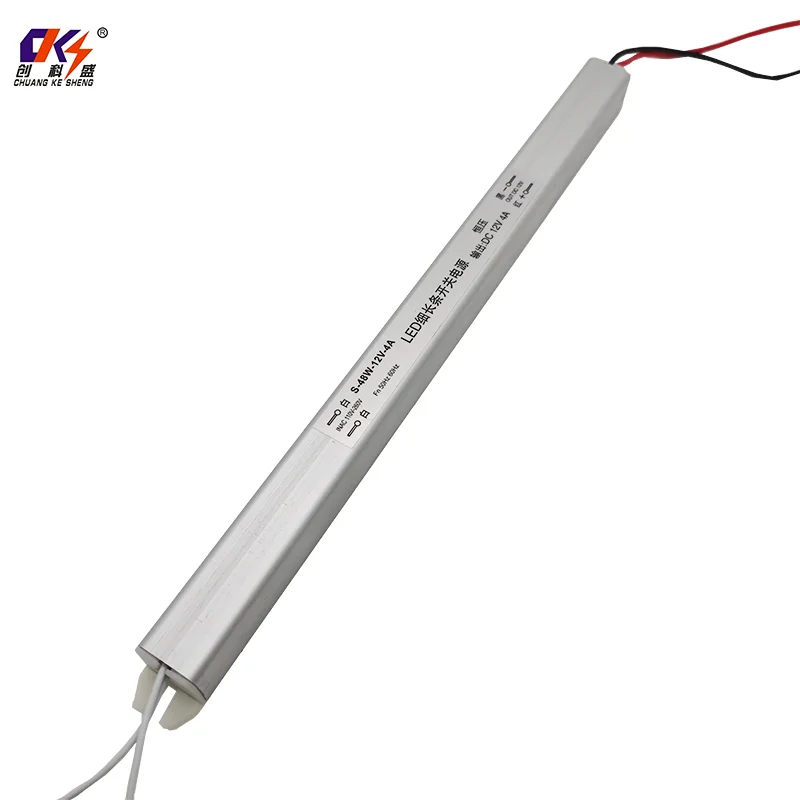 Hot Selling AC100V-265V to DC12V 4A 48w Ultra Slim Light Box Switching Power Supply for Home Lighting
