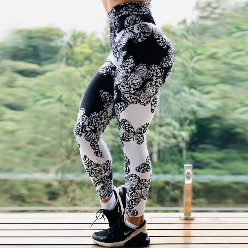 Dropship Leggings Women Butt Lifting High Waist Yoga Pants Dark