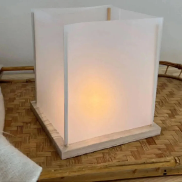 20 Lanterne Galleggianti Cinesi Di Carta Biodegradabili Con Candele - Cubiche 15 Cm, Per Matrimoni, Feste E Desideri (Bianco/Oro)