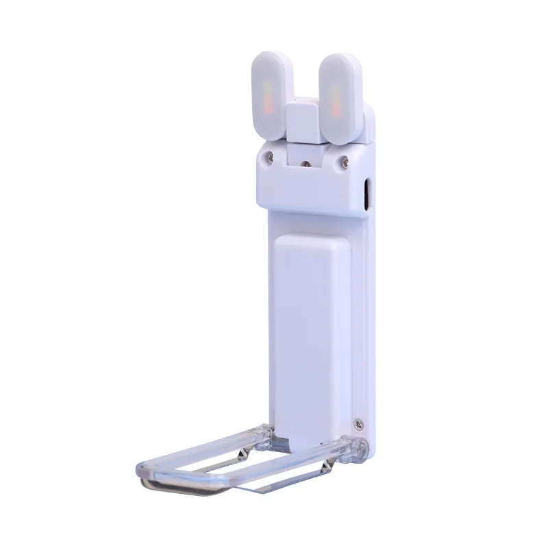 New 2 Switch USB Charging Portable Clip Light Table Lamp Eye protection Mini LED Card Book Light