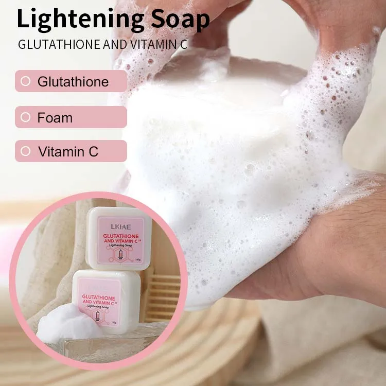 Private Label Vitamin C Whitening Removing Dark Spots Moisturizing  Glutathione Pink Skin Care SET