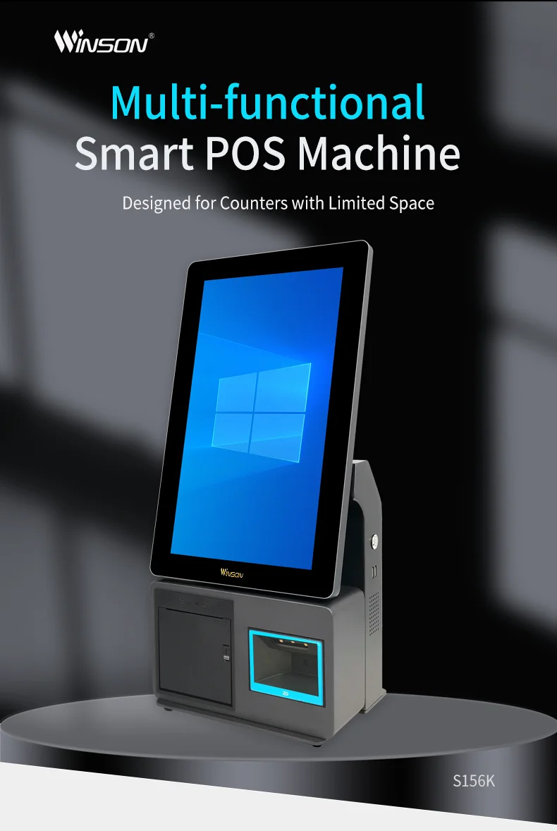 Floor Stand Self Service Ordering Kiosk Fast Food Ordering Self Service ...