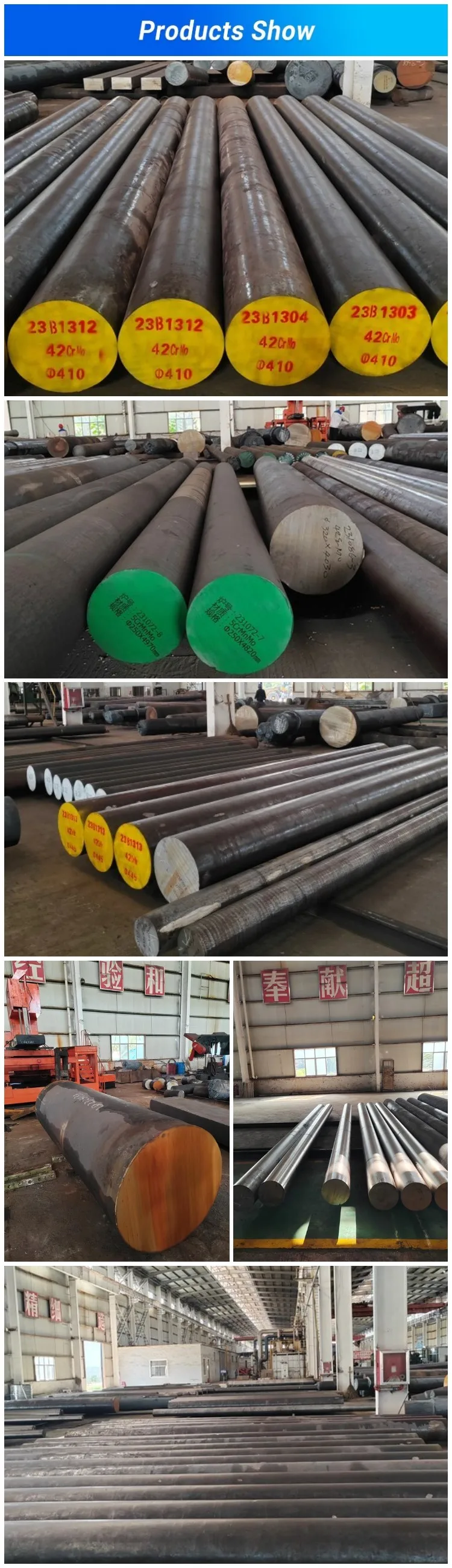 42Crmo4 Channel Railway 8Mm Tmt Gb Q345 Turkey Forged White Ss400 Solid Skd61 Round Mould Metal Large 12L14 40 Mm Steel Bar