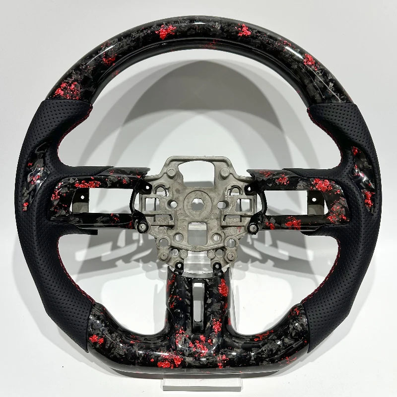 Carbon Fiber Steering Wheel for Ford Mustang 2015-2023