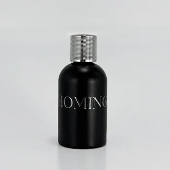 Round Shape White Black Perfume Bottle 100ml 30ml 50ml Luxury Portable Perfume Atomizer Perfume Glass Bottle With Box