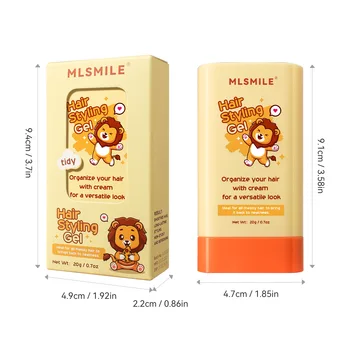 MLSMILE Children's Hair Wax Meisaar Gril Anti Frizz Hair Tidying Tool Hair Wax Stick Gel Full Force Private Label OEM ODM