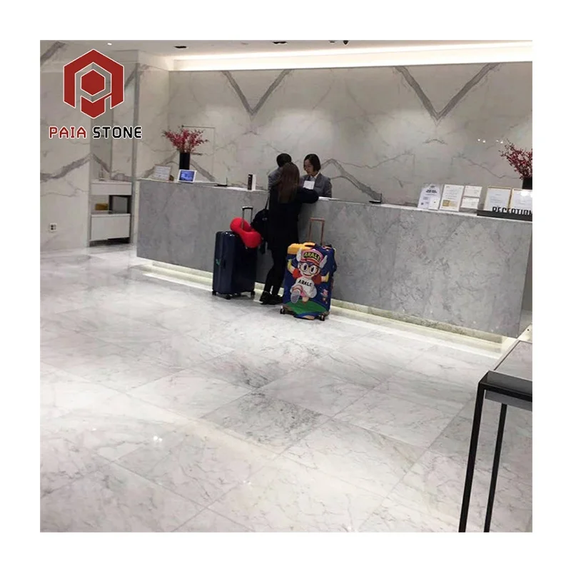 Bianco Carrara White Marble Tile Slabs And Marble Counter Tops