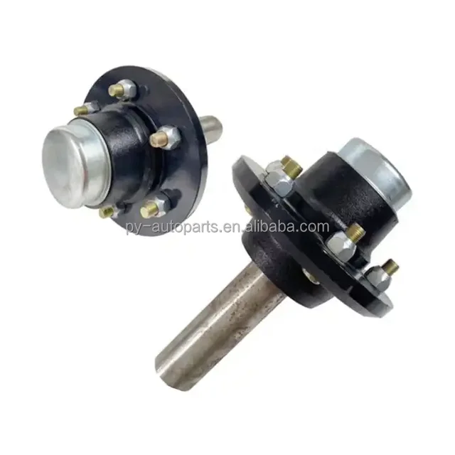 4.5 Inch 5 Lug 3.5 k Boat Trailer Spare Parts Shaft Axle with Idler Hub Assembly