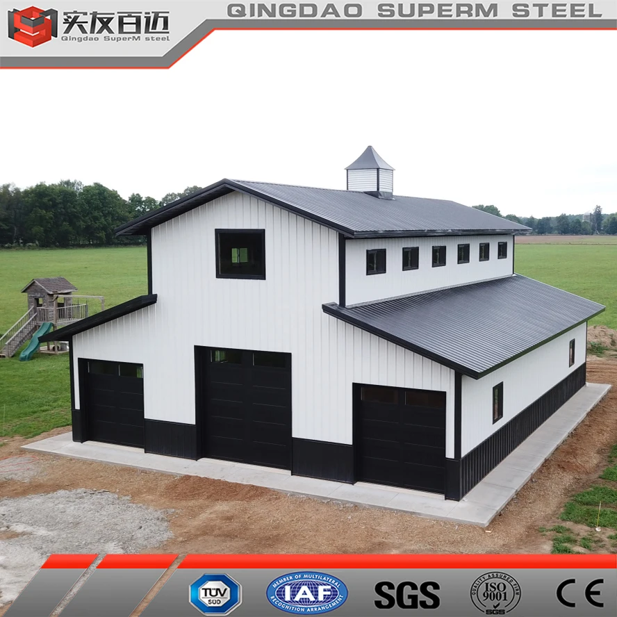 Prefab Steel Structure Building the Wilds Wedding and Event Venue Barndominium Kits Rustic Country Pole Barn for Sale