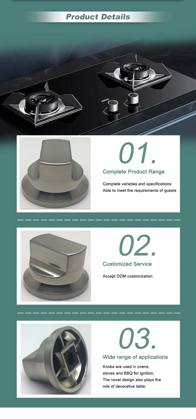 White Knob Gas Stove Bbq Grill Knobs For Bbq Barbecue Grill Plastic