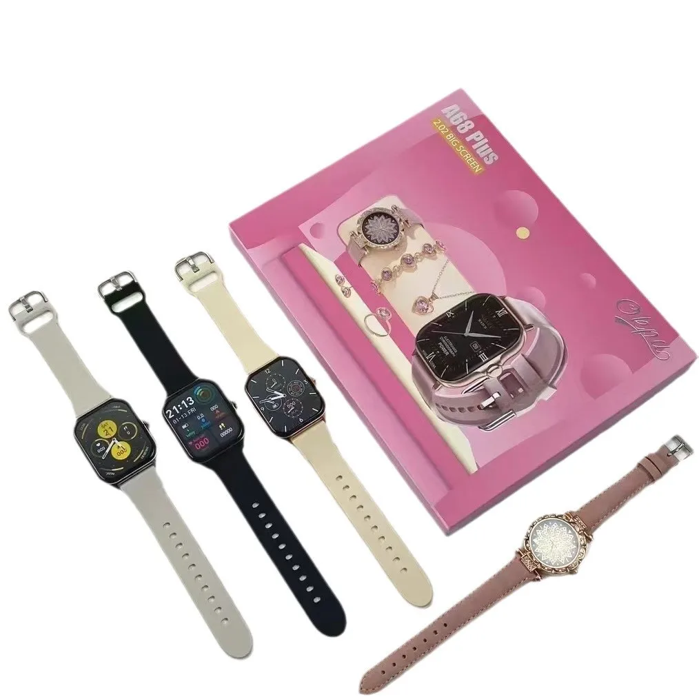 Smart Watch Women's Bluetooth Call Exercise Meter Step Heart Rate