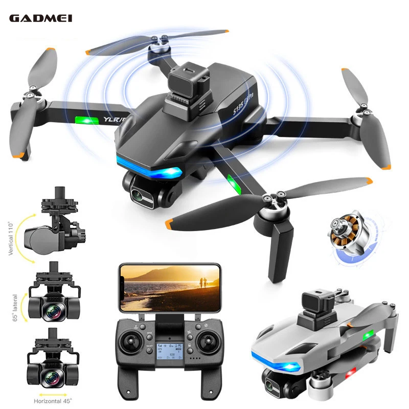 S138 RC Drones Dual Camera Remote-Controlled Brushless Mini-Drone ...