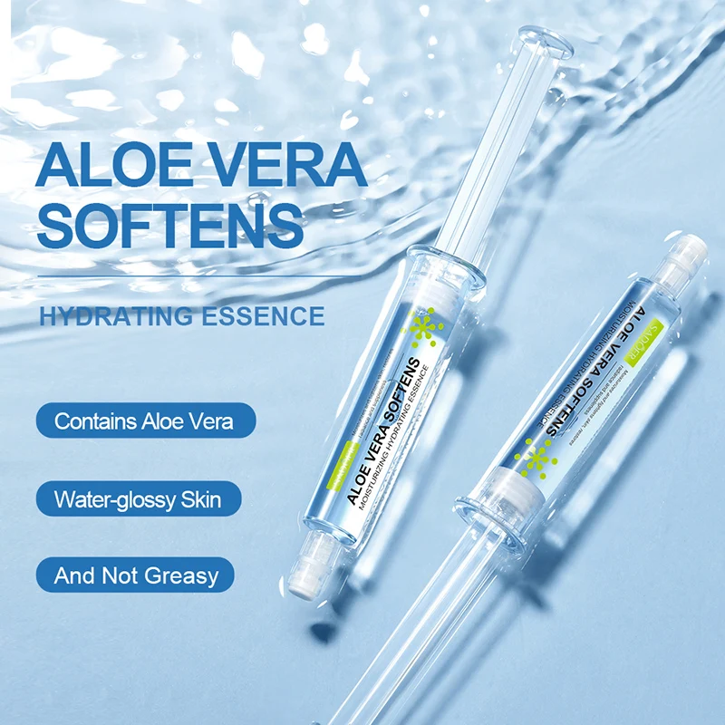 OEM SADOER Aloe Vera Hyaluronsure Hydratisierendes Feuchtigkeitsspendendes  therisches l Aufhellendes Gesichtspflege Natrliches  Hersteller-Gesichtsserum