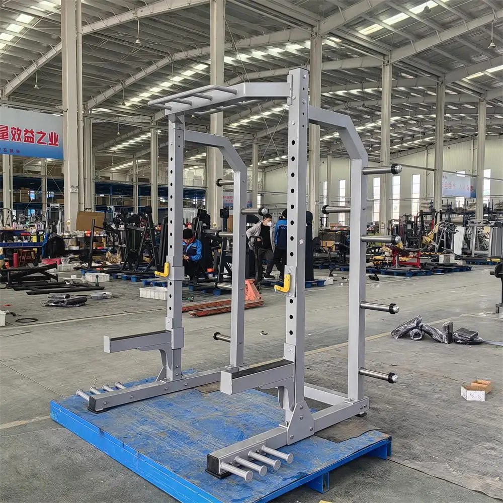 Cage à Squat Exersci Heavy Duty Half Power Rack – 250 Kg – Station Complète