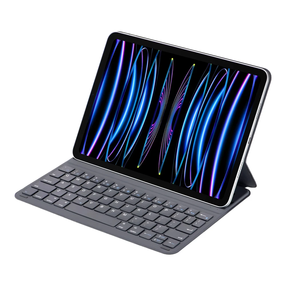 product laudtec magnetic keyboard case for ipad pro 129 rugged shockproof foldable customized wireless tablet slim lightweight pbk280-35