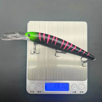 Cheery M062 120mm 20g Minnow Fishing Lure for Bass Bandit Walleye Deep Diver Pesca Long Casting ABS Material for River Fishing – Minnow – view 5