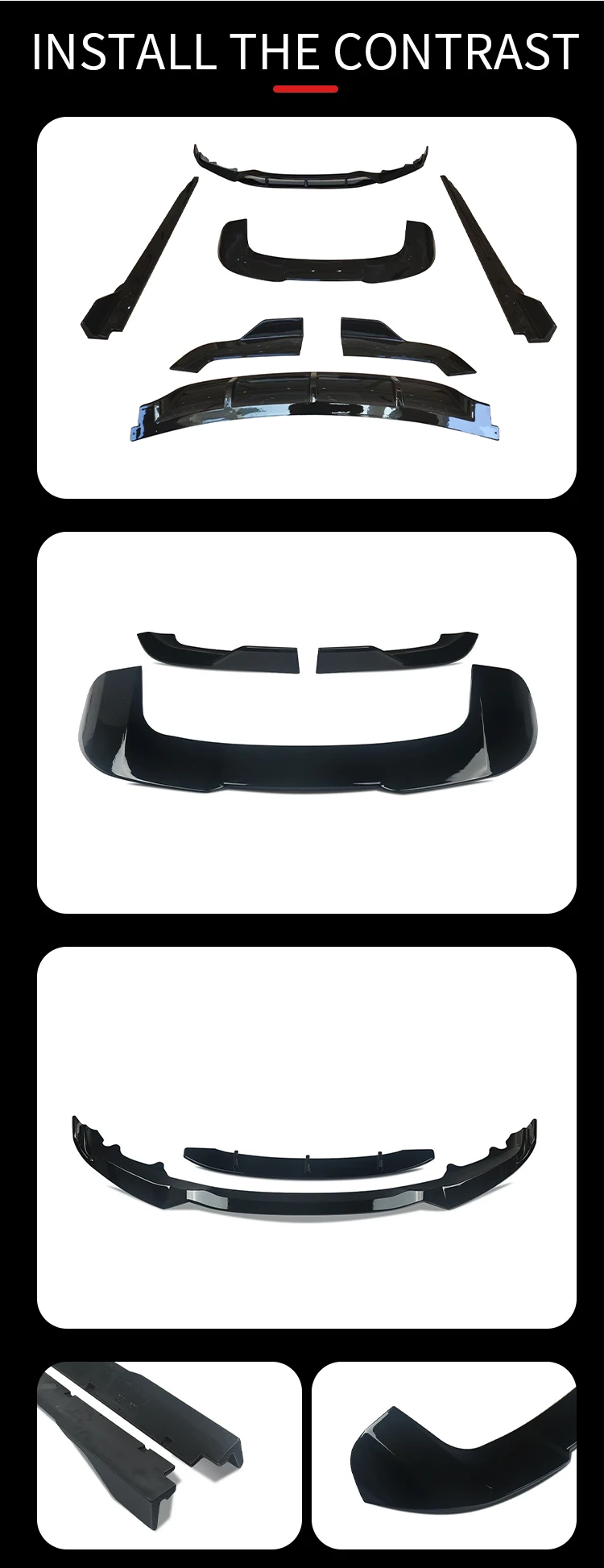 Full Abs Car Body Kit For Bmw X5 F15 Gloss Black 20142018 Buy F15