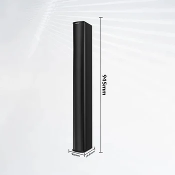 200W Black/White  outdoor Speaker Active Equipment for meeting Conference Room  Column Sounds System