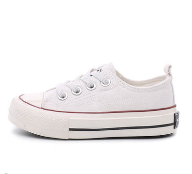 C7100 HUANQIU, новая парусиновая Детская Обувь На Шнуровке Для девочек и мальчиков, для школьной прогулки