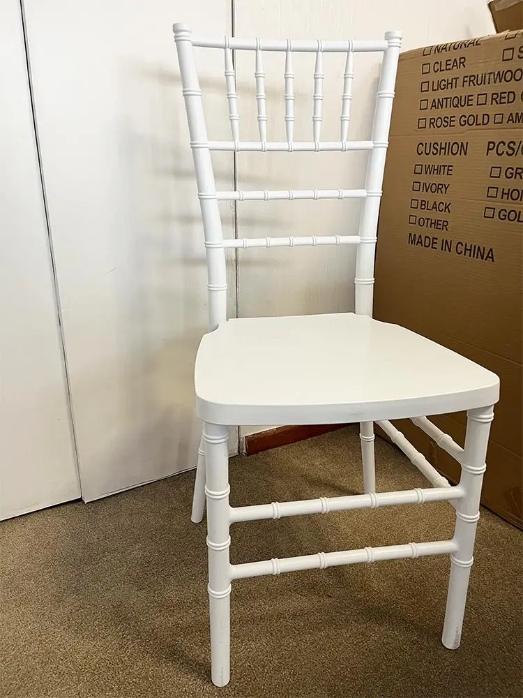 White Resin Chiavari Chair Bjflamingo Chiavari Chair Designed For