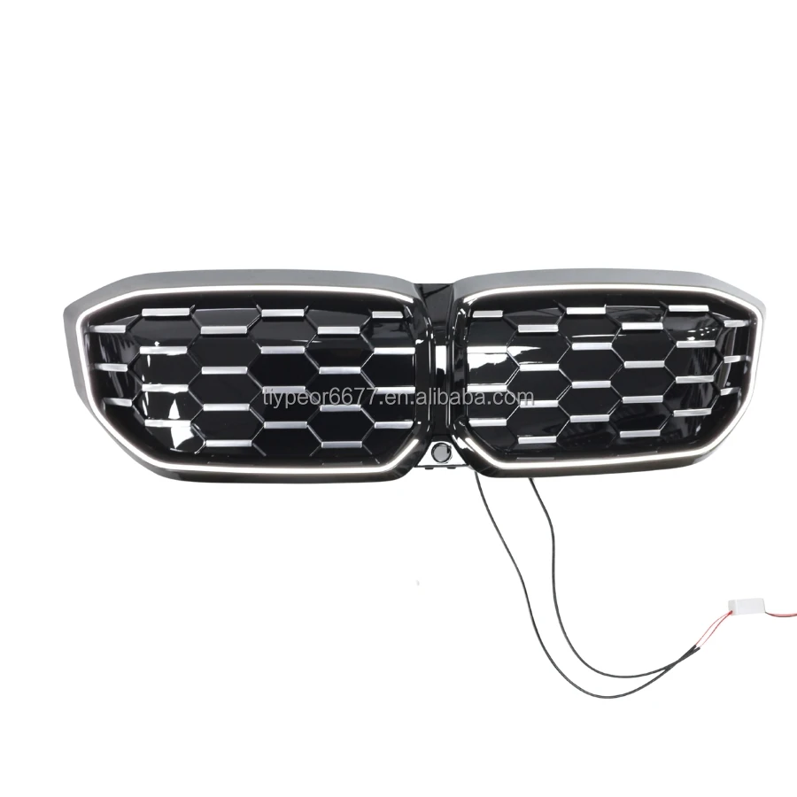 product tiypeor led grille for bmw i3 2023 2024 front mesh bumper grill replacement star look-3