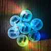 Interrupteur rond créatif avec lumières clignotantes à sept couleurs