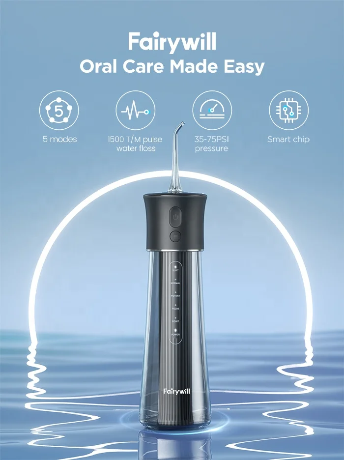 Fairywill Fw F30 Profesional Portatil 300ml Recargable Ipx7 Oral Dental