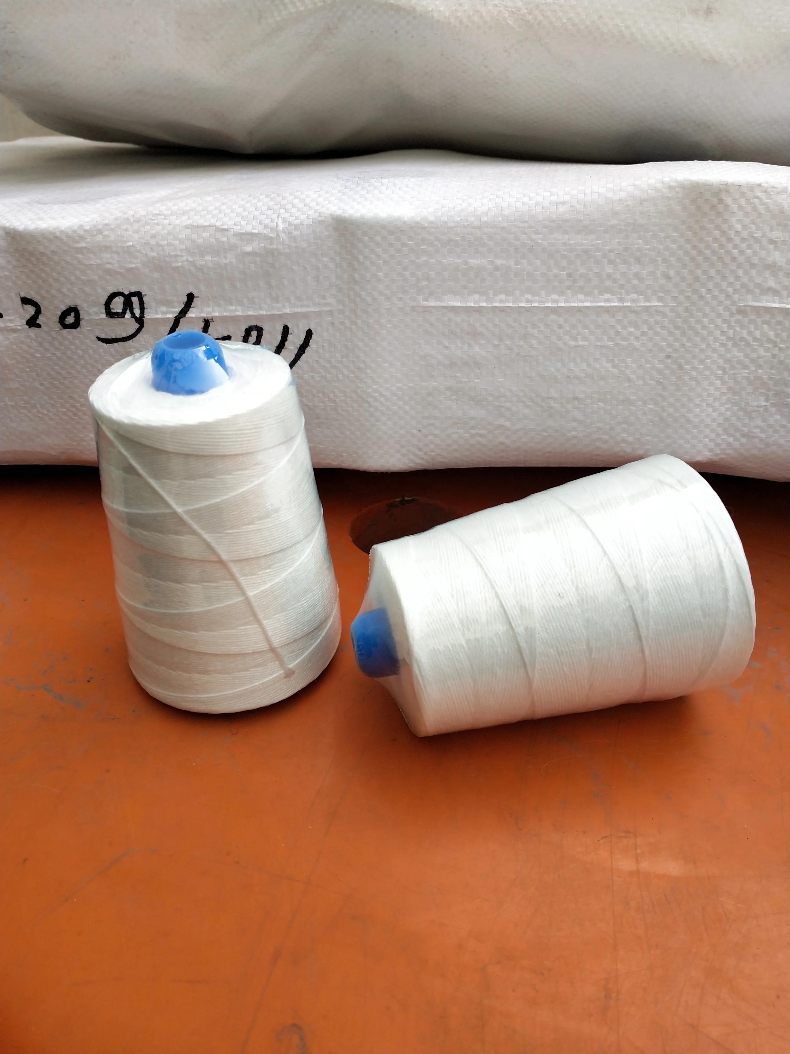 Полиэфирная нить для шитья pp тканые сумки 10s3 10s4 белая нить для молотковых мельниц