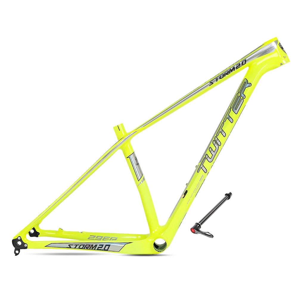 Twitter Bicycle Parts Storm Carbon Fiber Mountain Bike Frame 29er Disc Bike MTB Carbon Bicycle Frames Carbon Mountain Bike Frame