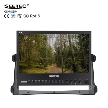SEETEC P133-9HSD 13.3 Inch Aluminum Design IPS Broadcast LCD Monitor 1920 X 1080 with 3G-SDI   AV YPbPr Factory Direct