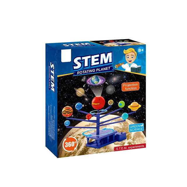 Premium Solar System Model Kit With Projection For Kid Diy Stem Toy