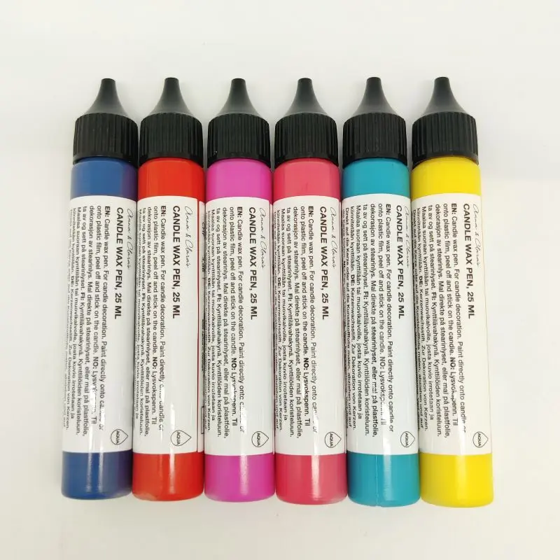 Handicraft Art Painting Color Children Rainbow Candle Pens Candle