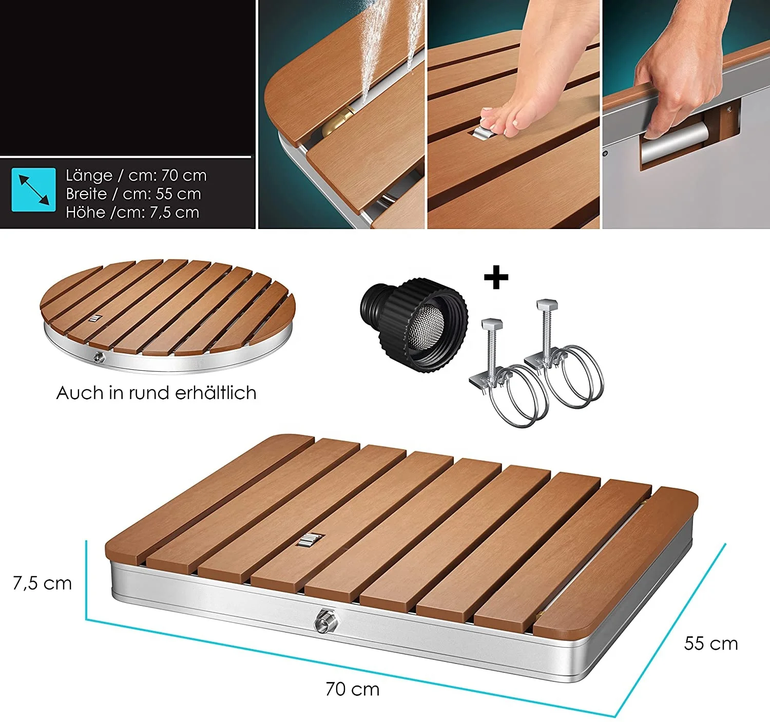 Отдельно стоящий открытый Душ