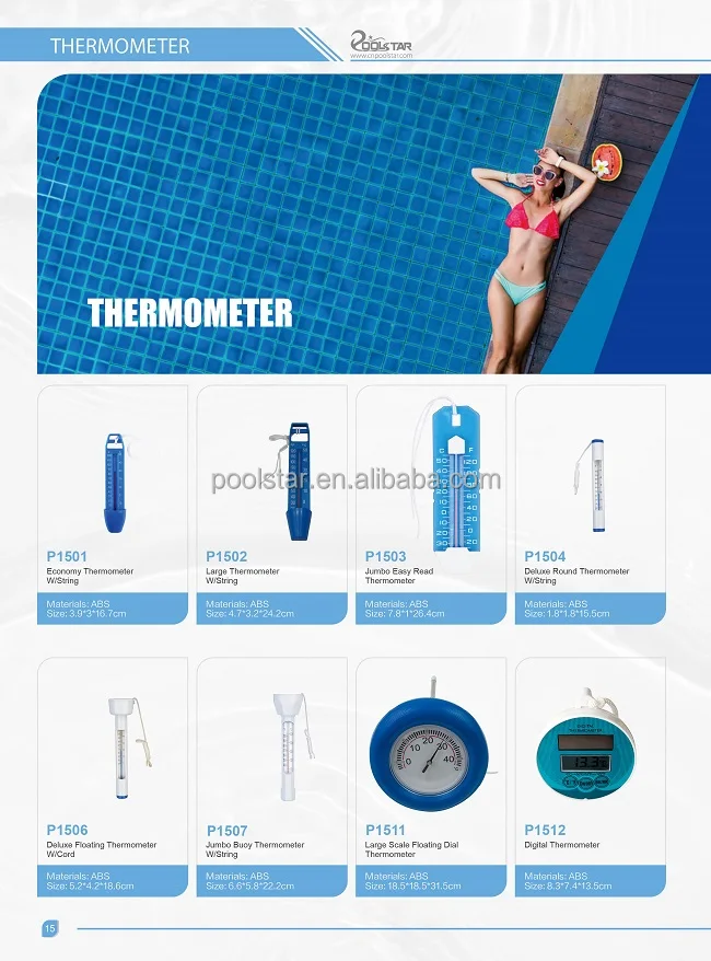 Deluxe ABS Pool Thermometer